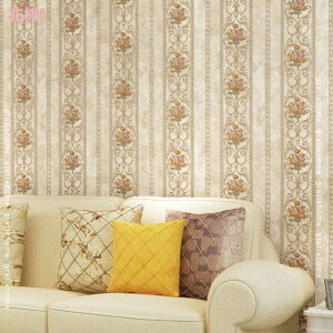 壁紙シール 壁紙 のり付き 花柄 壁紙 はがせる DIY 壁紙 クロスウォールステッカー 粘着シート 防水 壁紙 シール 超簡単 リフォーム 賃貸 部屋 トイレ キッチン ストライプ柄 お姫系 女の子 イ