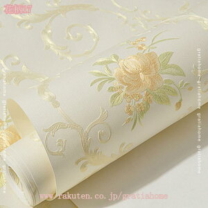 300円OFFクーポン 壁紙シール はがせる おしゃれ 花柄 のり付き 花柄 アンティーク クラシック フェミニン 大人女子 フラワー 壁 DIY 壁紙 シール ナチュラル ジャパネスク 巾53cm×3m リメイクシ