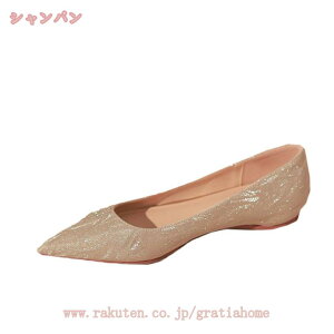 ウェディングシューズ レディース パンプス フラットシューズ フォーマル パンプス 大人 バレエシューズ ぺたんこ 痛くない 歩きやすい レース パール飾り 結婚式パンプス 美脚 ポインテッ