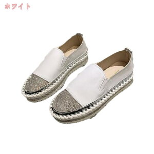 1000円OFFクーポン スリッポン スニーカー レディース シューズ ローカット フラット 大きいサイズ 黒 白 春夏 無地 散歩 ウォーキングシューズ カジュアル 厚底スニーカー 可愛い 美脚 クッシ