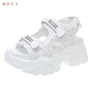 サンダル レディース 夏 軽量 厚底 キラキラ 美脚 防滑 疲れない 柔らかい 歩きやすい ベルクロ ファッション オシャレ カジュアル 夏サンダル 通勤 通学 スポーツ ビーチ コンフォートサン