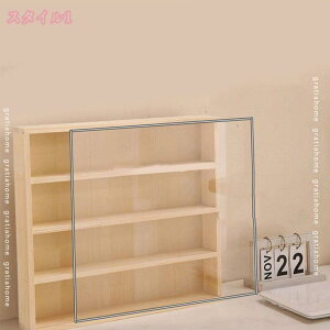 ディスプレイケース 木製 防塵 透明扉 ナチュラル レイアウト自在 インテリア 一人暮らし 多機能 リビングルーム 寝室 書斎 大容量収納 ディスプレイ キャビネット 置きやすい 省スペース