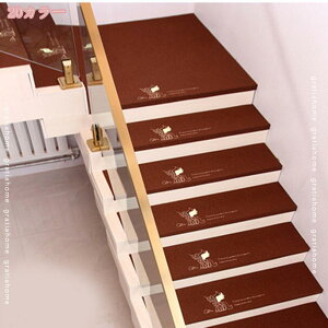 階段マット おしゃれ 折り曲げ 低反発 階段用 ステップマット 滑り止め 防音 吸着式 洗える 吸着式 滑り止めマット 吸水性 階段用マット 階段クッション 幅広タイプ 自由にカット 厚手 階段