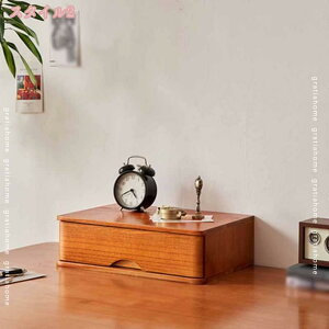 引き出し 収納ボックス 卓上収納ケース 雑貨収納 木製 天然木 ナチュラル モニター台 机上台 デスク周り 文具 書類 雑誌 化粧品 一時置き場 通気が良い 持ち運びにも便利 デスク上置棚 収納