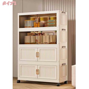 収納ボックス ケース コンテナ 折りたたみ キャスター付き ボックス 前開き 大容量 衣類 書類 収納 積み重ね 組立不要 プラスチック 透明 おしゃれ キャビネット クローゼット 取っ手付き 大