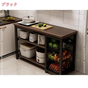 レンジ台 キッチンラック 大型レンジ台 80cm幅 バスケット付き レンジラック 100幅 白 スリム ラック キッチン 収納 収納ラック おしゃれ 北欧 棚 オーブンレンジ レンジボード キッチンカウン