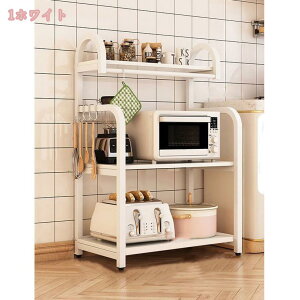 1000円OFFクーポン ラック キッチンラック 木製棚板 レンジ台 レンジボード キッチンボード レンジラック 幅60cm 大型レンジ対応 スチールラック 炊飯器 収納 炊飯器ラック スチール棚 収納ッ