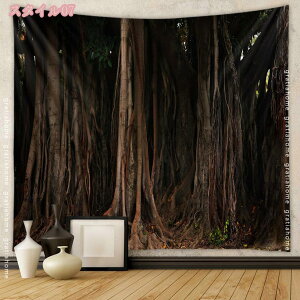 300円OFFクーポン タペストリー 森林 風景 壁の装飾 アート 写真撮影の背景 多機能布 大判 インテリア アートポスター 撮影用 ソファーカバー 室内装飾 おしゃれ 壁掛け 家 自宅 お店 雰囲気転