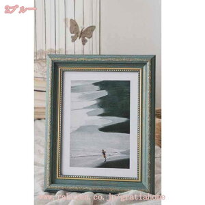 フォトフレーム ハガキサイズ 卓上 北欧 シャビー レトロ 写真立て フォトスタンド 壁掛け 卓上 ポストカード アンティーク風 絵はがき おしゃれ かわいい 額 フレンチ 大人 結婚式 七五三出