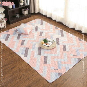 500円OFFクーポン カーペット キルトラグ 洗える ラグマット 3畳 180*210 夏用 綿 防ダニ 抗菌 防臭 滑り止め付 床暖房 ホットカーペット対応 オールシーズン使えます 冬用 おしゃれ 無地 居間用