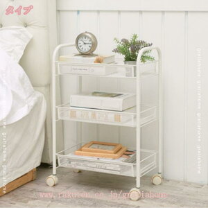 キッチンワゴン キャスター付き 3段4段 ラック キッチン 収納ラック マルチワゴン ラック キャスター付きワゴン 棚 収納メッシュ バスケット 収納用品 シンプル インテリア ギフト 小物キッ