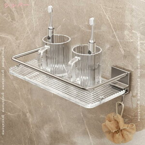 浴室ラック バスルームラック お風呂ラック コーナー 強力粘着固定 歯ブラシホルダー お風呂の壁に シャワーラック 風呂場洗面所収納壁掛け棚 コーナー収納 スタンド おしゃれ 壁面 小物収