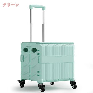 1000円OFFクーポン 折りたたみ式 ショッピングカート ポータブル ショッピングキャリー 買い物 ショッピング 食料品運搬 旅行 引っ越し用 キャリーカート ハンドキャリー 台車 360度回転 静音