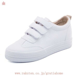 500円OFFクーポン 厚底 スニーカー 軽量 ランニング 低反発 カジュアル 着脱 楽ちん スニーカー紐なし マジックテープ 韓国 ファション 美脚 背が高くなる 身長アップ 着脱 楽ちん かわいい 靴