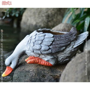 1000円OFFクーポン 庭の置物 オブジェ ガチョウ ガーデンオーナメント 動物 リアル 園芸 ガーデン雑貨 おしゃれ かわいい 置き物 ガーデニング アニマルオブジェ 飾り パティオ 芝生用 ポーチ