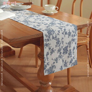 300円OFFクーポン テーブルランナー リネン風デザイン 無地 ボタニカル 和風 洋風 北欧 クロス テーブルクロス テーブルセンター アンティーク 花模様 洗えるポリエステル製 汚れ防止 長方形