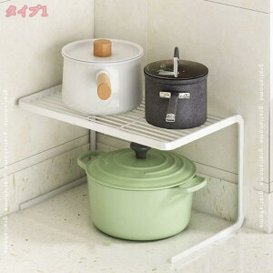 電子レンジラック レンジラック レンジ台 シンク上 シンク下 水切り 炊飯器トレイ 鍋収納 キッチン棚 食器ラック 省スペース おしゃれ 滑り止め 自然乾燥可能 生活雑貨 頑丈キッチン収納 省