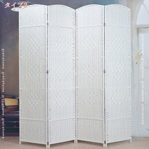 間仕切り パーテーション 4連 折りたたみ 紙織りスクリーン 天然木フレーム 高さ150/170/180cm 衝立 ついたて 自立式 目隠し 移動便利 リビング キッチン 部屋 和室 玄関 オフィス 事務所 飲食店