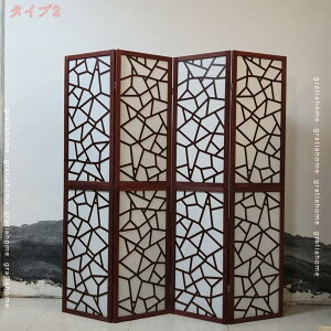 2000円OFFクーポン 衝立 4連 完成品 高さ170/180cm スクリーン 屏風 ついたて 和風 間仕切り目隠し 折りたたみ リビング 和風衝立 障子風 パーティション パーテーション 持ち運び 省スペース ナ