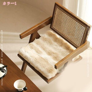 椅子用 シートクッション 座布団 ダイニング ひも付き 柔らかく厚みのある 低反発 お尻が痛くならない チェアパッド 座面マット 食卓椅子用 ダイニングチェアクッション 秋冬用 暖かい イ