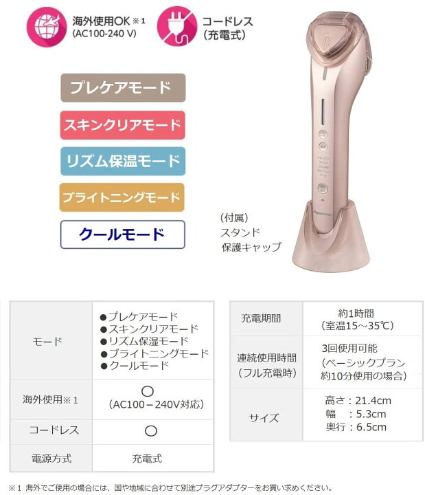 楽天市場】パナソニック 美顔器 Panasonic イオンエフェクター 導入 