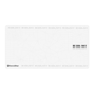 GravaStar �Q�[�~���O�}�E�X�p�b�h ����^ XL�T�C�Y 800×400mm 3mm�� �f�X�N�}�b�g ���o�[�f�� ����~�߉��H ���ϋv ���� �z�� �u���b�N �z���C�g �u���[ �p�[�v�� �s���N �������K�i �O���o�X�^�[ 