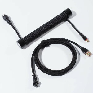 GravaStar �R�C���P�[�u�� �Q�[�~���O�L�[�{�[�h�p USB-C �q��R�l�N�^���� �A�r�G�[�^�[ �_�u���X���[�u �����f�[�^�`�� �J�[���R�[�h �J�X�^���P�[�u�� �z���C�g �u���b�N �������K�i �O���o