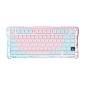 GravaStar Mercury K1 Lite �Q�[�~���O�L�[�{�[�h �X�y�V�����G�f�B�V���� ���[�������[�Y ���C�����X ���� 75% �e���L�[���X Bluetooth 2.4GHz �L�� ���J�j�J�� �z�b�g�X���b�v �K�X�P�b�g�}�E���g RGB��