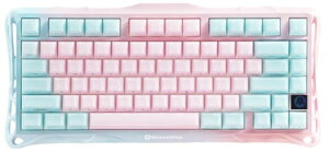GravaStar Mercury K1 Lite ���[�������[�Y�^�I�[�����~�X�g 75% ���C�����X ���J�j�J���L�[�{�[�h RGB Bluetooth 2.4GHz USB-C �z�b�g�X���b�v �Q�[�~���O�L�[�{�[�h US�z�� Windows Mac�Ή� 80�L�[ 4000mAh GS K1 LIT