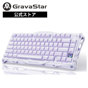 GravaStar Mercury K1 ���x���_�[�p�[�v�� ���C�����X ���J�j�J���L�[�{�[�h �p��z�� 75% Bluetooth 2.4GHz USB-C RGB �z�b�g�X���b�v �Q�[�~���O�L�[�{�[�h �O���o�X�^�[ GS K1_PL
