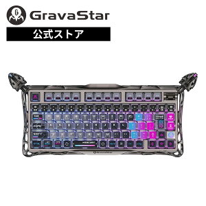 �y�|�C���g5�{ 9/4 20:00 ~ 9/11 01:59�z�y���{��z��z GravaStar Mercury K1 Pro �T�C�o�[�p���N �Q�[�~���O�L�[�{�[�h ���� 75%���C�A�E�g RGB���C�g ���C�����X Bluetooth�ڑ� GS K1 PRO_CBLK_JP
