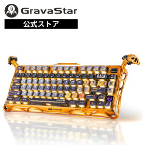 GravaStar Mercury K1 Pro �o�g���E�H�[���C�G���[ ���C�����X ���J�j�J���L�[�{�[�h 75% Bluetooth 2.4GHz USB-C RGB �Q�[�~���O�L�[�{�[�h �g���C���[�h �O���o�X�^�[ GS K1 PRO_YLW