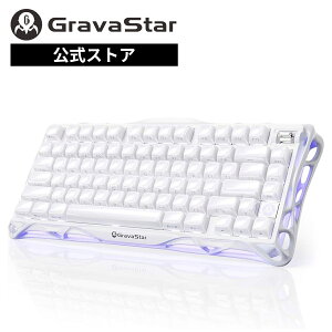 GravaStar Mercury K1 �Q�[�~���O�L�[�{�[�h ���C�����X ���� Bluetooth ���J�j�J�� �z�b�g�X���b�v 75%�z�� 8000mAh��e�� �K�X�P�b�g�}�E���g RGB���C�g ���A���~➑� US�z�� Windows Mac ���킢�� �� �z��