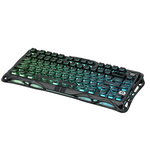 GravaStar Mercury V75 HE Hall�Q�[�~���O�L�[�{�[�h �z�[���G�t�F�N�g ���J�j�J���L�[�{�[�h 75% RGB USB-C �L�� ���C�X�C�b�` ���s�b�h�g���K�[ �������� �O���o�X�^�[ GS V75_XTAL_BLK