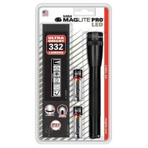 �y���邳332���[���� / �{�̐F : �u���b�N�z �~�j�}�O���C�g�v�� : Mini Maglite PRO LED Flashlight : SP2P01HL