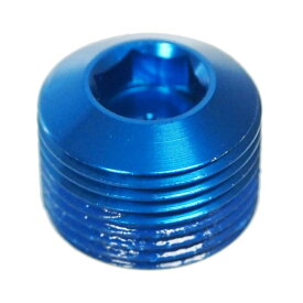 CRANKBROTHERS ペダルパーツ ブルー one size エンドキャップ ヘックス 2010以降用