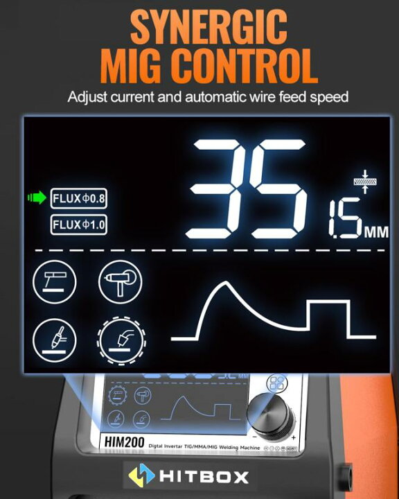 楽天市場】HITBOX MIG 溶接機 100v 半自動 溶接機 200A 100V&200V 
