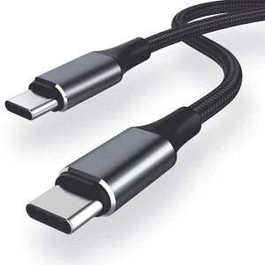 USB Type C P[u 100W/5A PDΉ QC 4.0}[d f[^] ϋviC҂ Type c to Type c ^CvC [dP[u MacBook ProAiPad Pro/AirAiPad mini 6AXpe
