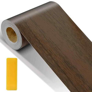 壁紙 木目 10cmx10m TACHIO マスキングテープ のり付き 壁紙シール 賃貸OK 防水耐熱 ドア用 窓枠用リメイクシート テーブル 家具 リフォーム用 部屋 DIY 補修 巾木 シール 防カビ 表面エンボス加