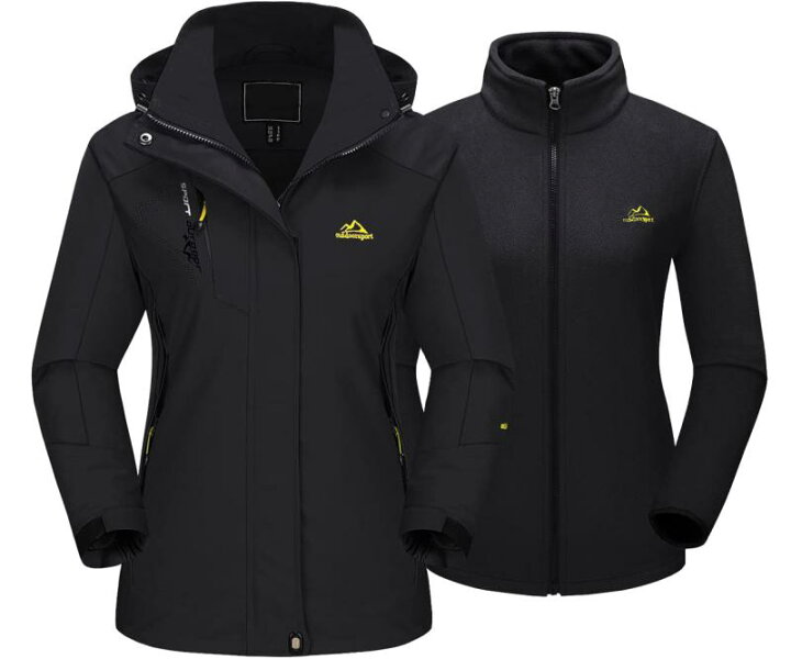 楽天市場】[TACVASEN] 防寒ジャケット レディース 登山服 3in1 スキー  