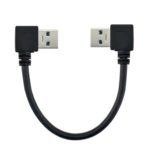 USB 3.0�^�C�vA�I�X90�x��Angled to USB 3.0 A�^�C�v�E�p�x�t���g���q�P�[�u��