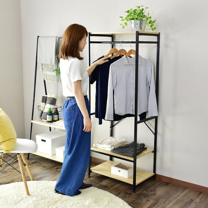 楽天市場】【10％OFFクーポン☆4/4 20時~4/10 2時】 ハンガーラック 