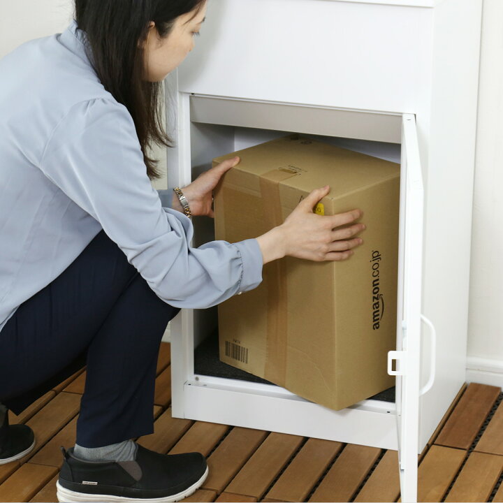 楽天市場】複数投函可能 宅配ボックス 完成品 一戸建て用 鍵付き 盗難 