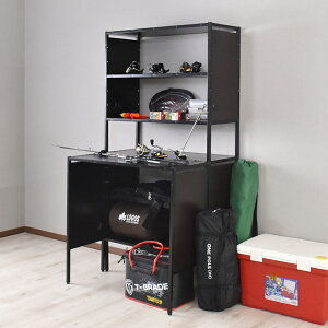 デスク 収納デスク パソコンデスク 学習机 PCデスク 収納 拡張 幅60 幅90 ラック付き 収納付き 高さ調整 21段階 ハイタイプ 机 つくえ 木製 フリーラック ラック コンセントホール付 リール収納