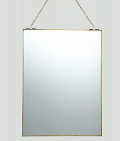 鏡 ミラー 壁掛け ウォールミラー 北欧 カフェ 真鍮 PY0008