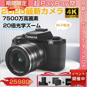 �f�W�J�� �f�W�^���J���� 4K 7500����f �����掿 20�{�Y�[�� �O��f���A���J���� AF�I�[�g�t�H�[�J�X 4.0IPS���� �^�b�`���j�^�[ �R���p�N�g �r�f�I�J���� wifi�@�\ HDMI�o�͉\ ���@�\ ����B