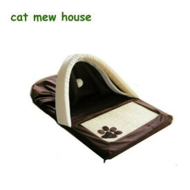 猫のおもちゃ　猫のトンネル　爪とぎ付き66cm×38cm×高さ30cm