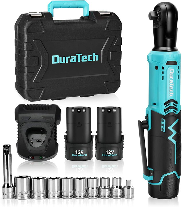 楽天市場】DURATECH 12V 電動ラチェットレンチ 差込角9.5mm/6.35mm 