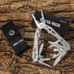 �y�h�Зp�zSWISS+TECH ���@�\�y���` �A�E�g�h�A�}���`�c�[�� 16-in-1 �}���`�v���C���[ �T�o�C�o���c�[�� ���b�N�@�\���� �J�b�^�[ �𔲂� ���X�� �ʐ؂� �h���C�o�[ �h�Зp �A�E�g�h�A DIY �o�R 