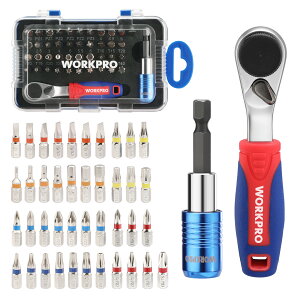 WORKPRO rbg`FbgZbg `Fbg` `FbghCo[ p6.35mm 43_g rbgގS2 [P[Xt DIY/eiX/C/]Ԃ̐